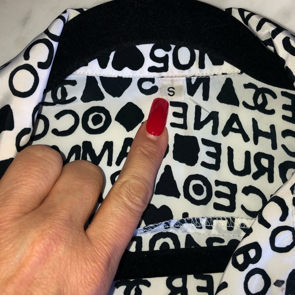 COCO CHANEL SHIRT, VINTAGE, SM - Picture 8 of 8